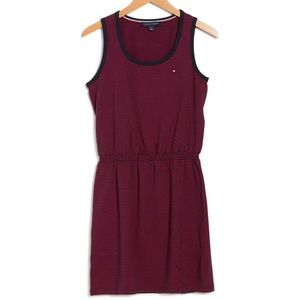 Tommy Hilfiger DRAWSTRING STRIPE ATHLETIC TANK DRESS /size M/nwt